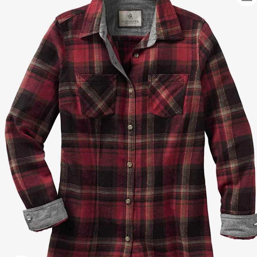 Legendary Whitetails cottage escape flannel shirt.